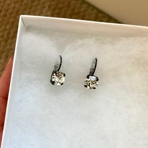 Sabika clear crystal drop earrings